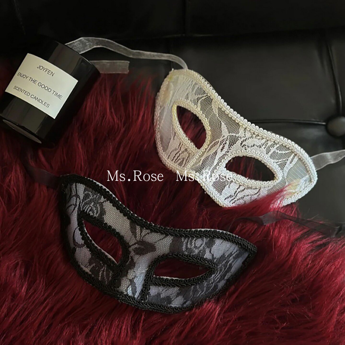 Ms Rose 猫女*cos角色扮演眼罩显脸小蕾丝面具半脸面具化妆舞会