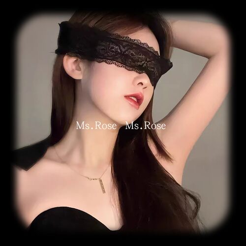 Ms Rose化妆舞会性感派对女士成人蕾丝面具镂空公主风眼罩新款