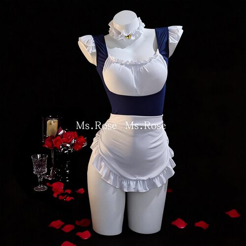 Ms Rose纯欲女仆服装性感角色扮演qq衣服cos年轻人制度诱服禁欲系