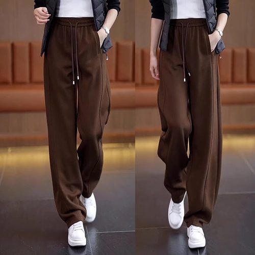 拉夏贝尔加绒加厚香蕉裤