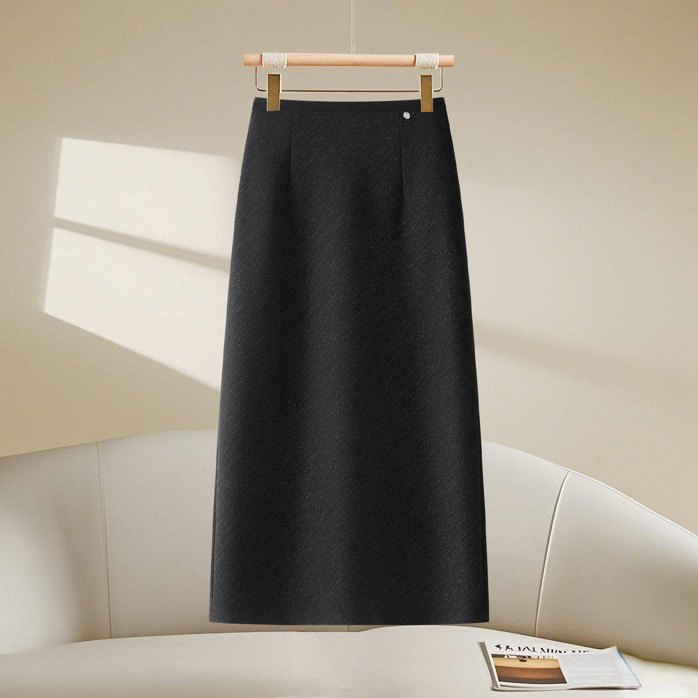 拉夏贝尔半身裙女春季2026新款高级感西装包臀裙气质漂亮a字裙子,女装/女士精品,大码半身裙,淘宝优惠券,粉丝福利购,淘宝优惠卷