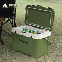 Sunnyfeel Outdoor изоляционная коробка охлажденная коробка для кемпинга, чтобы сэкономить кубики с холодной коробкой, чтобы сэкономить холодильник замороженные холодильники