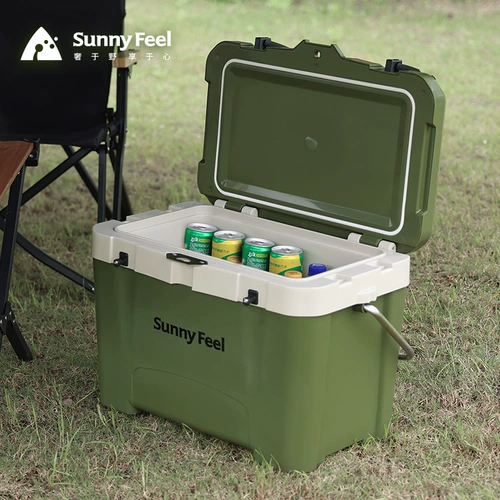 Sunnyfeel Outdoor изоляционная коробка охлажденная коробка для кемпинга, чтобы сэкономить кубики с холодной коробкой, чтобы сэкономить холодильник замороженные холодильники