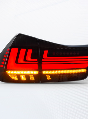 适用于04-08款雷克萨斯RX尾灯总成RX300RX350改装LED流光尾灯总成