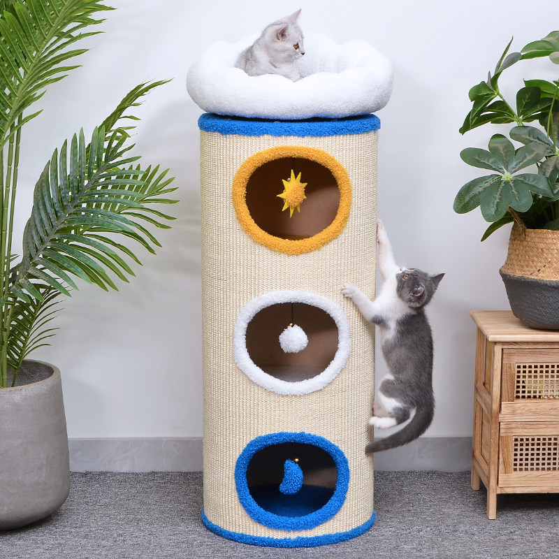 catry凯瑞剑麻桶云朵造型猫爬架