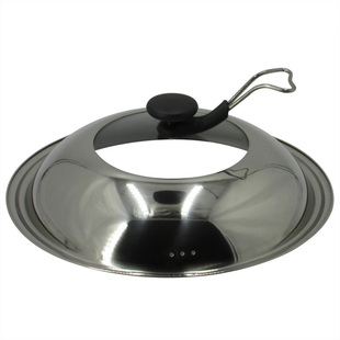 不锈钢锅盖 可立可视半透明玻璃组合加厚锅盖32cm 34cm 36cm 38cm