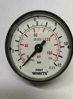 德国FIMET电机 齿轮箱 减速箱 压力表0-400BAR