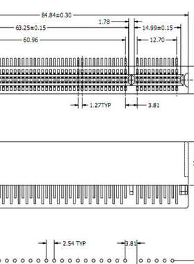 现货Sullins/TRWB060DKAN-T621母头边缘板连接器2排120P原装正品