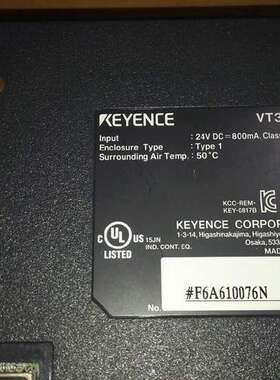 KEYENCE基恩士VT3-V7 议价
