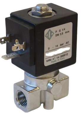 意大利ODE空气两位二通常开电磁阀21M0AV25 212M0AV25