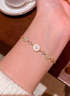 欧美爆款镶钻抽拉式女手链