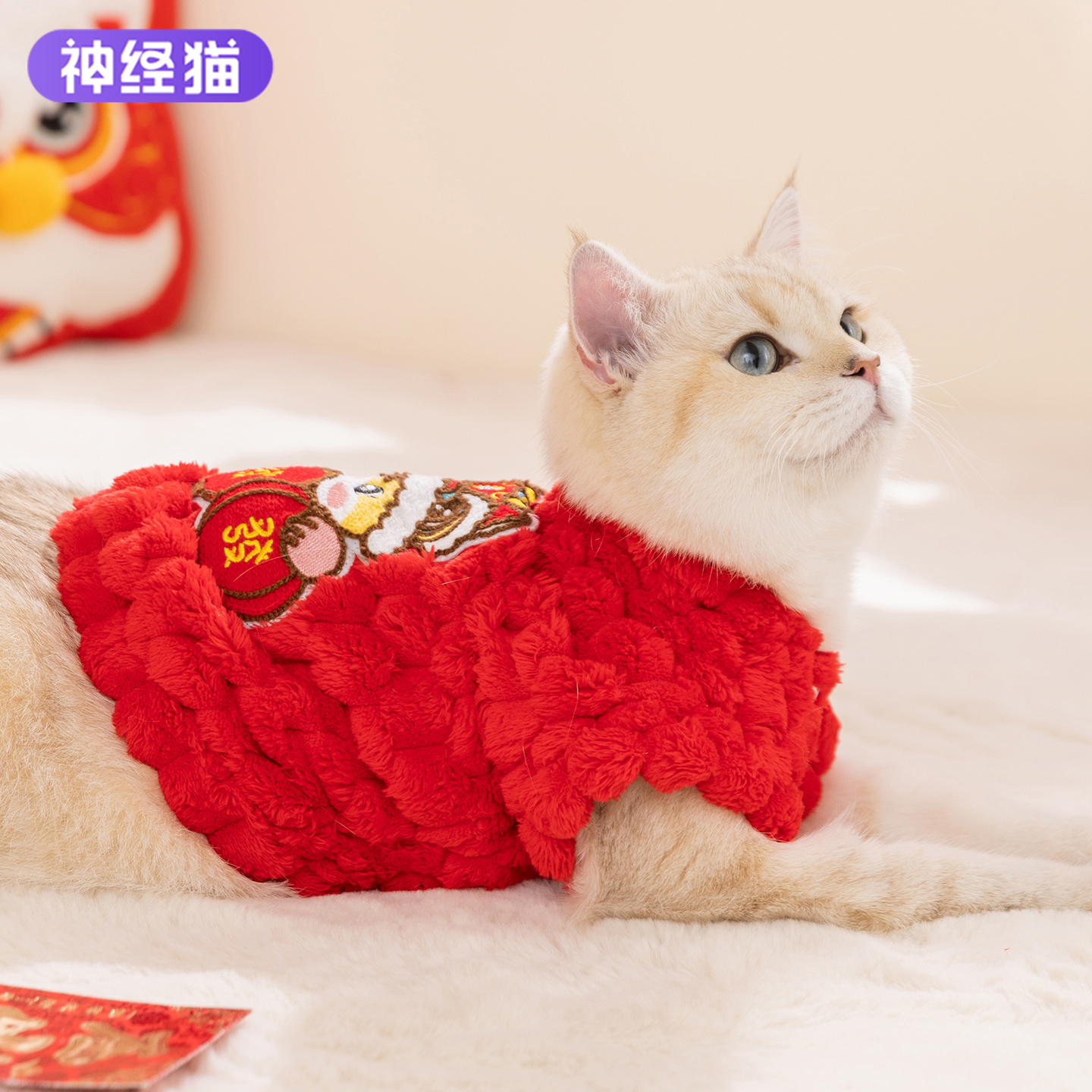 【加绒加厚】猫咪衣服保暖毛衣