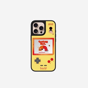 代购 下腰女孩系列 12防摔亚克力手机壳镜面华强北女磁吸 适用于iPhone16promax苹果15pro