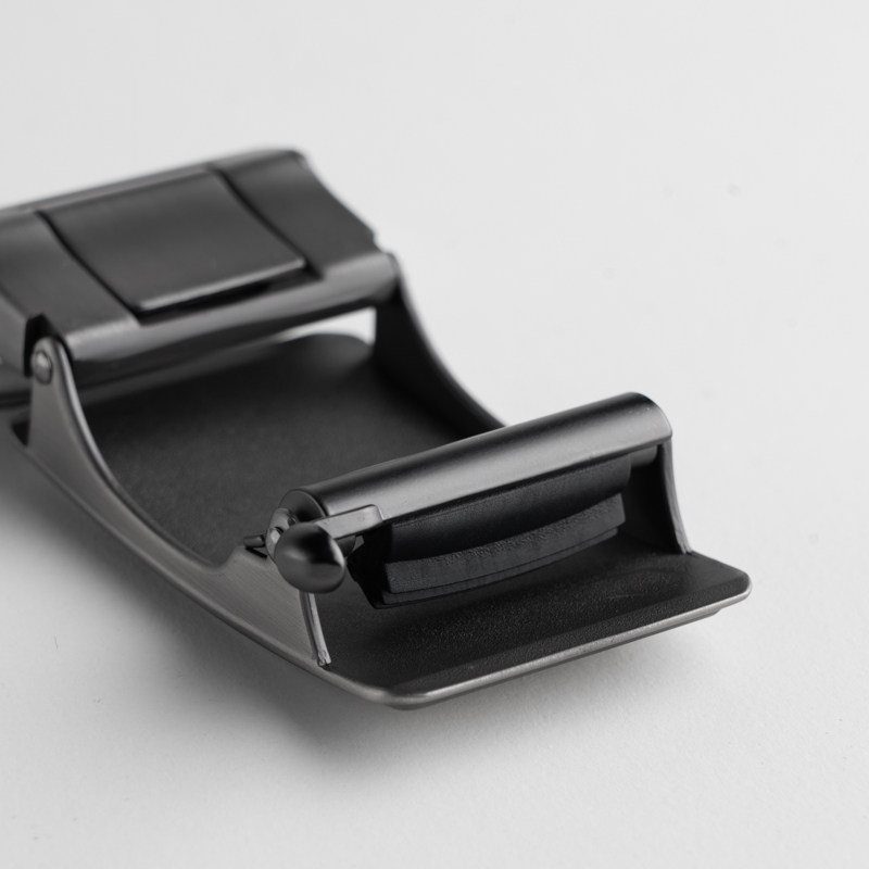 캔버스 이빨없는 자동 버클 남자 벨트 버클 3.5CM 머리 비 구멍 부드러운 단일 버클 패션 벨트 버클 머리