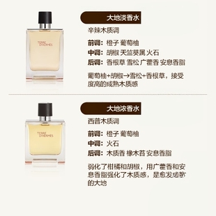 大地男士系列中性香水 经典版 淡香水EDT/浓香水EDP 100ml简装