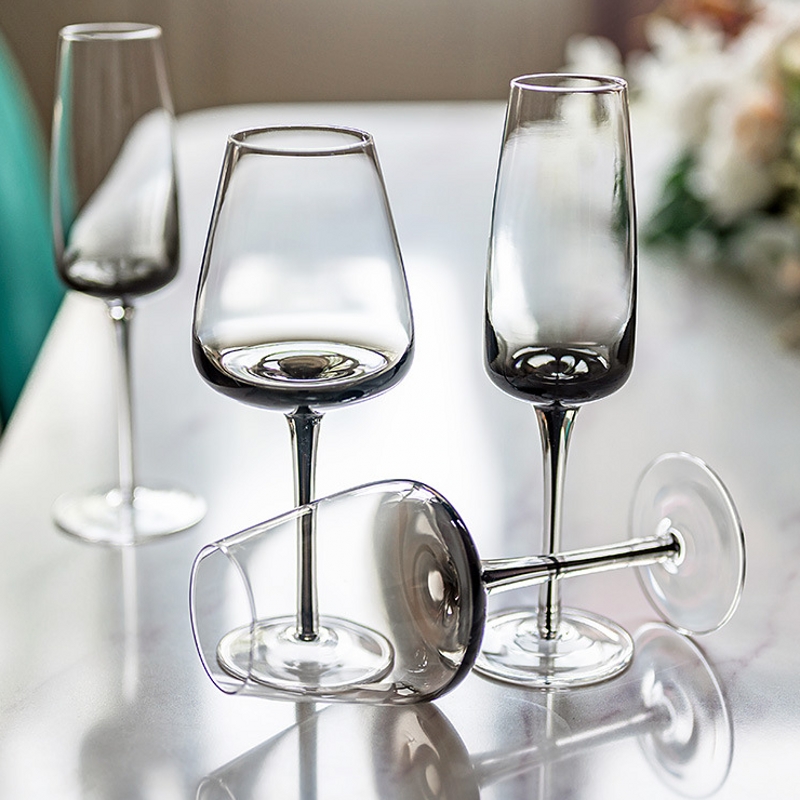 欧式挺内丝烟灰水晶玻璃红酒杯