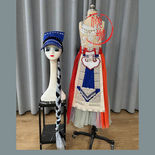 羌族舞蹈山语者舞蹈服装头饰艺考定制山中精灵中央民族大学