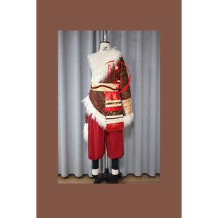 舞研男子藏族组合舞蹈服装头饰艺考定制新款剧目演出服