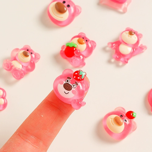 Мультяшная кремовая клубника, чехол для телефона, набор материалов ручной работы, барсетка, аксессуар для волос с аксессуарами, «сделай сам»