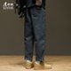 男春季 直筒潮流裤 2026新款 男士 子 宽松大码 希越纯棉灰色锥形休闲裤