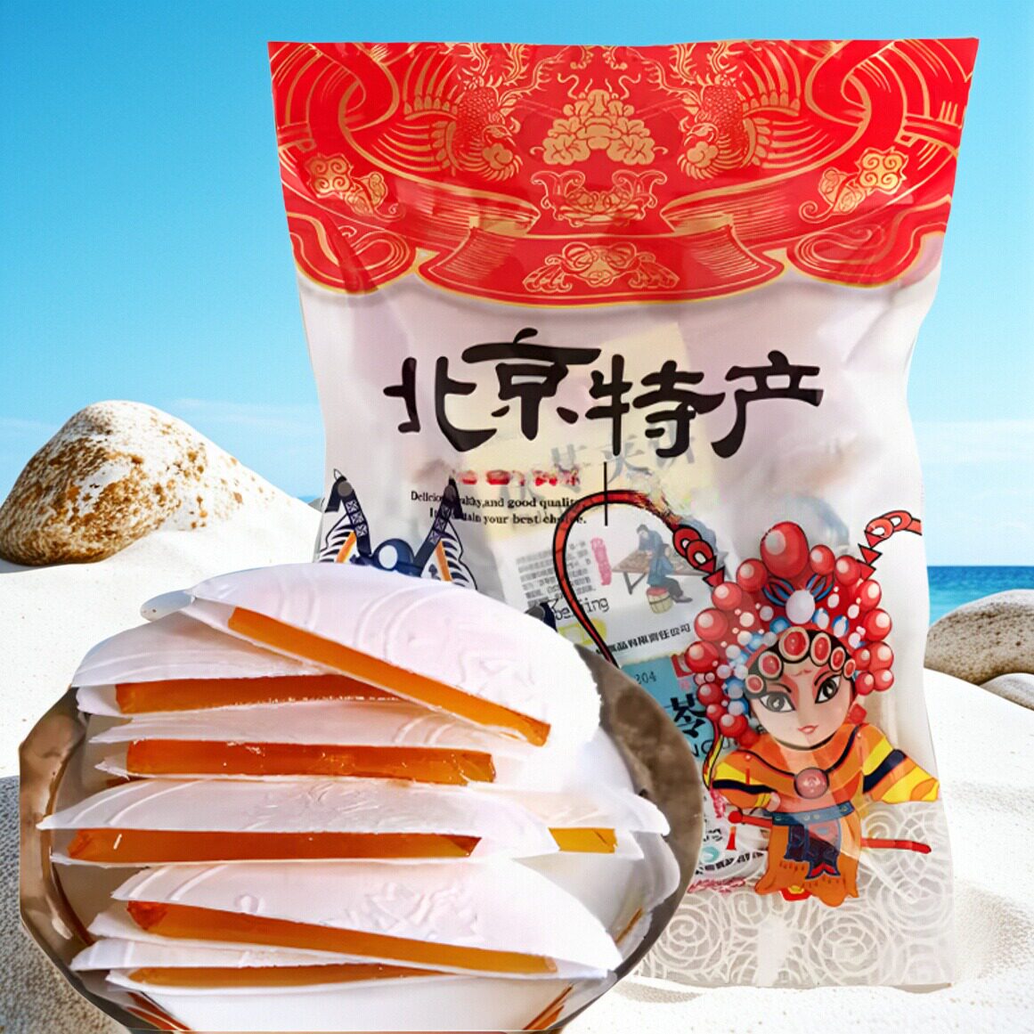 北京特产茯苓夹饼500克散装传统糕点心小吃手工制做网红旅游送礼