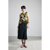 真丝印花背心ML 543