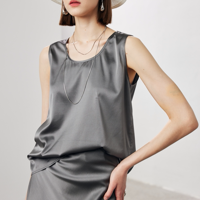 真丝背心女内搭外穿打底上衣ML-180,女装/女士精品,真丝上装,淘宝优惠券,粉丝福利购,淘宝优惠卷