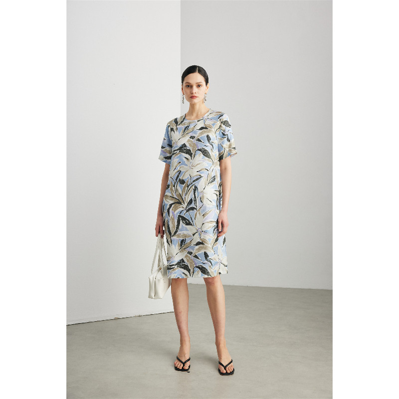 真丝印花连衣裙ML-439X,女装/女士精品,连衣裙,淘宝优惠券,粉丝福利购,淘宝优惠卷