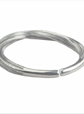 999鱼草手镯古法手工个性定制