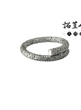 满雕孙悟空齐天大圣复古风银手镯