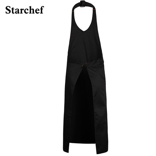 围裙西餐饭店厨师工作logo挂脖