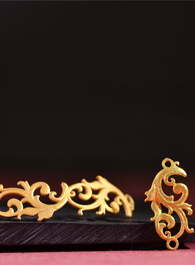 足金手工制作黄金凤凰图腾手链