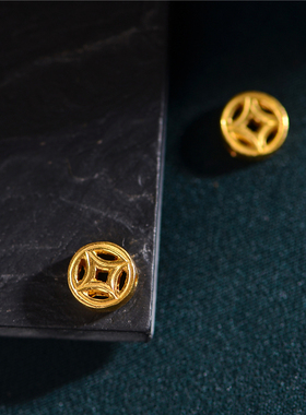 手工錾刻手工黄金古币钱币