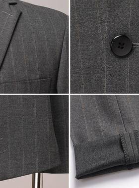 男士春秋季西服套婚8986-L装羊毛务正装西装结西装新郎商礼职业服