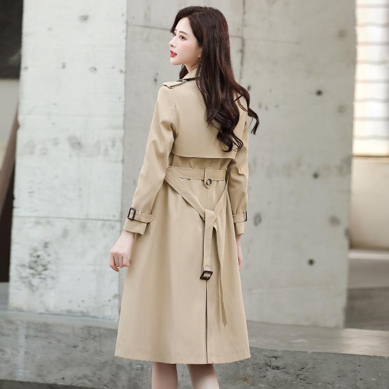 外风衣装女中长款年春秋女新款气质流英伦风秋季ZHANG201休闲大衣