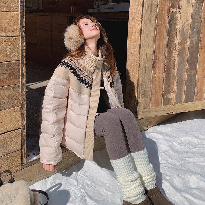 C062-885款服羽绒新松宽小个子外套