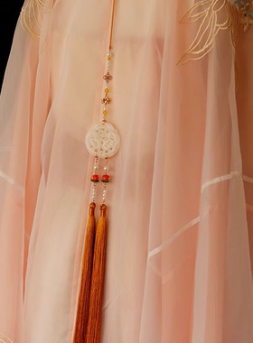 长背云古风汉服压襟柿柿如意禁步