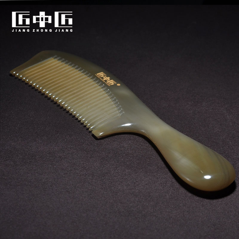 匠中匠加厚正品天然白水牛角梳子大号细齿按摩梳可刻字送给老婆|ruв категории семья/личные чистящие средства, потребительских уборка посуды, гребень/портативный зеркало, гребень/макияж гребень/массаж гребень - от Buy2taobao.com для оказания профессиональной услуги покупки агента Taobao