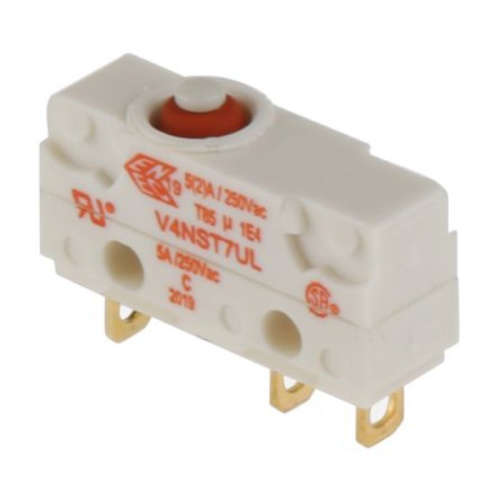 V4NCS停产用V4NST7UL思博 微动开关代替带杠杆 5A250V交流