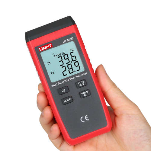 优利德UT320A/D接触式测温仪热电偶测温仪器表面温度计带探头外贸