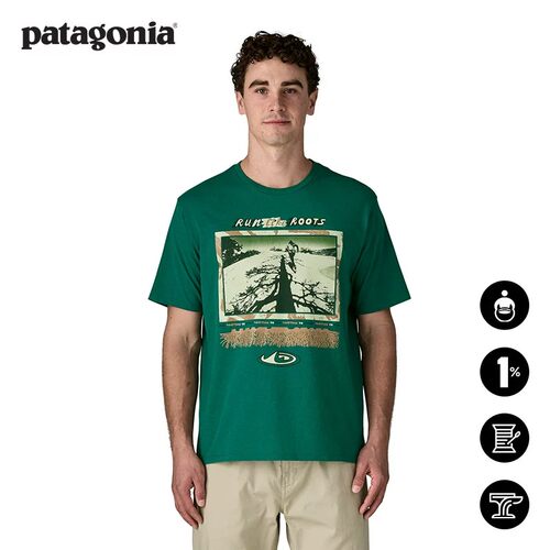 patagonia男士环保面料短袖T恤