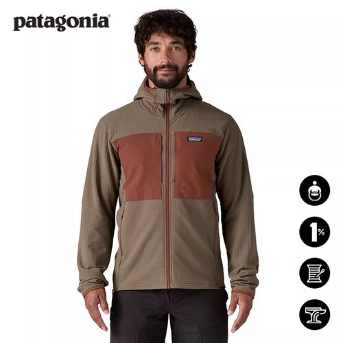 patagonia男士抓绒连帽衫