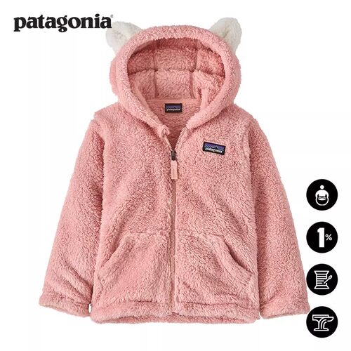 patagonia小童抓绒连帽衫