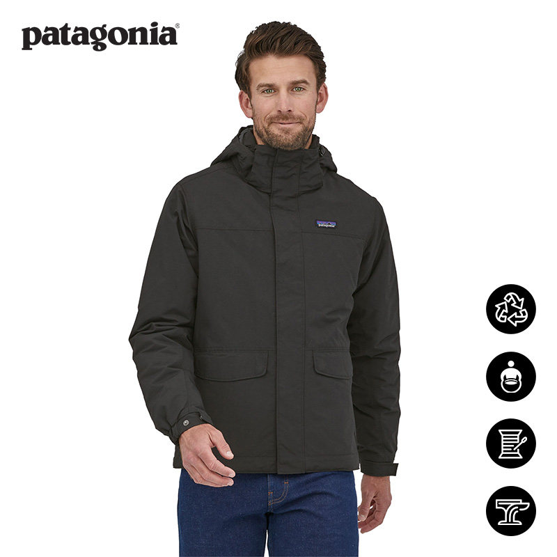 男士保暖连帽棉服夹克 isthmus 26990 patagonia巴塔哥尼亚