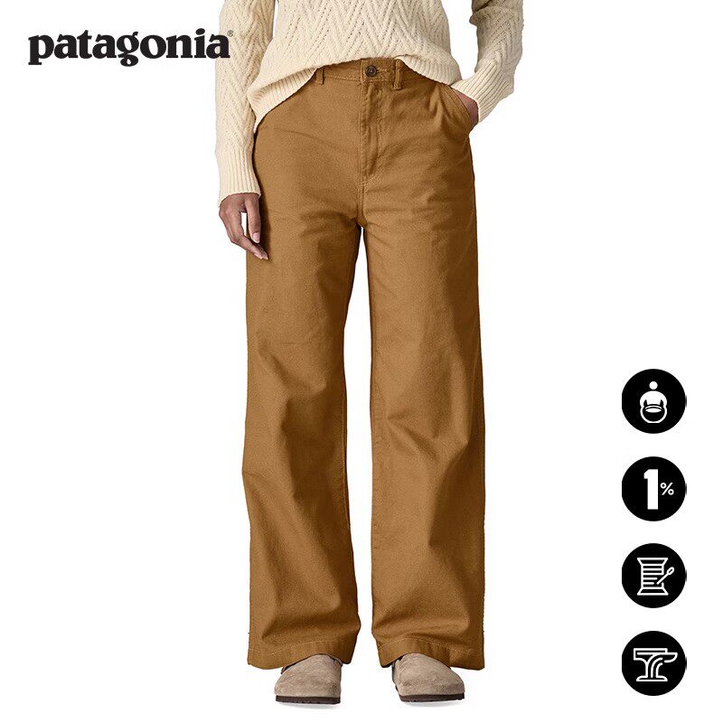 patagonia女士帆布阔腿裤