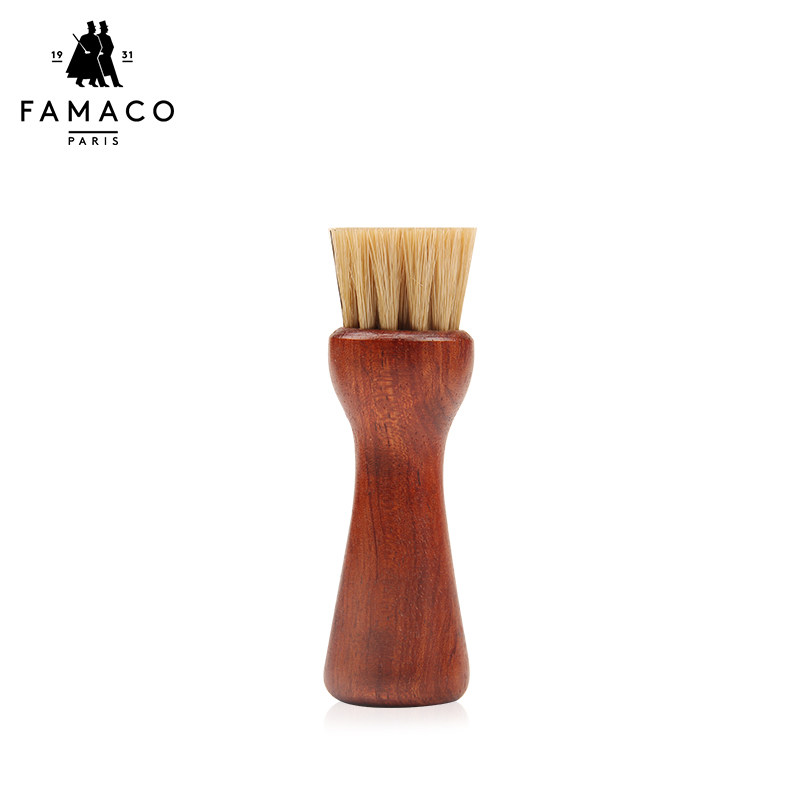 法国原装进口Famaco花梨木上油刷缝隙上油走线刷油猪鬃毛鞋油刷子,洗护清洁剂/卫生巾/纸/香薰,鞋油,淘宝优惠券,粉丝福利购,淘宝优惠卷