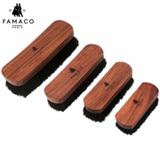FAMACO rosewood shoe brush horsehair horsehair brush leather shoe brush shoe polish brush polishing brush cleaning dust brush
