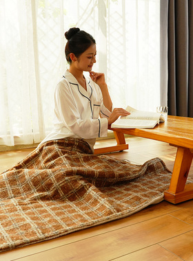 日本morita森田电热盖毯盖腿披肩家用办公室单人小型可水洗暖身毯