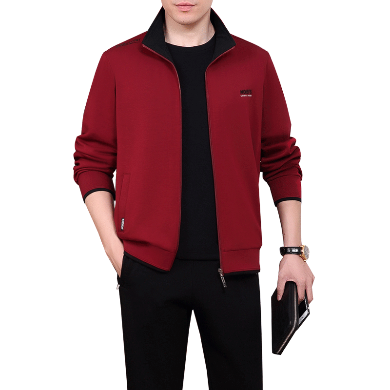运动服套装男春秋三件套