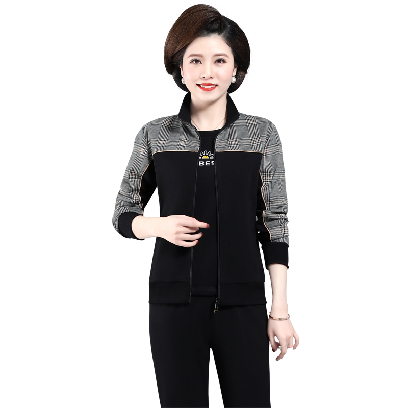 运动服套装女春秋四件套